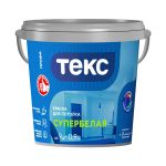 ТЕКС Краска в/д для потолка класс ПРОФИ супербелая (0,9л=1,4кг), 700000440