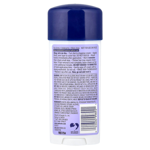 Nair, Glide On, средство для удаления волос, для жестких и густых волос, 93 г (3,3 унции)