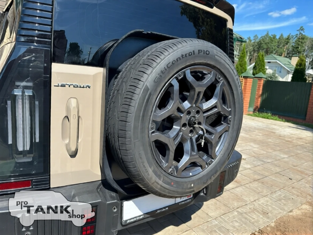 JETOUR T2 Кожух запасного колеса RALEX (глянцевый черный)