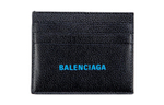 Balenciaga Grain Calfskin Wallet, Card Holder Men"s Black