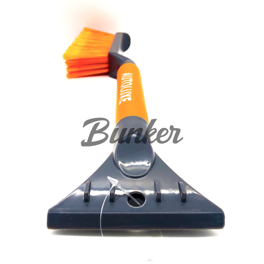 Щётка со скребком AL-116 Серо-оранжевая 42см