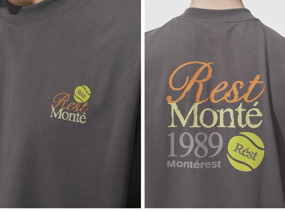 Футболка Nothomme Monterest Tennis Dark Grey
