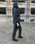 Женская горка "Валькирия" флис осень зима /черный питон/