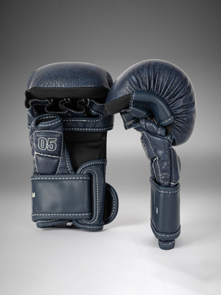 Перчатки ММА Venum Impact Evo Scales Midnight Blue