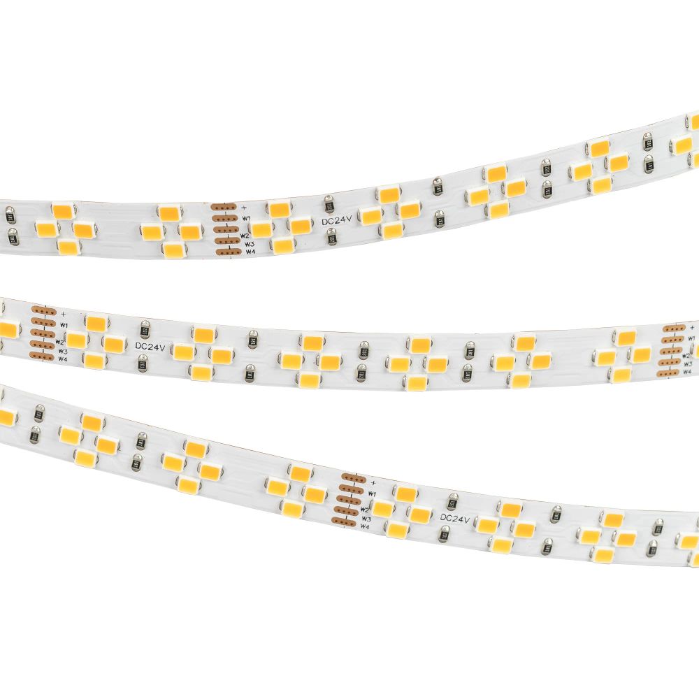 Светодиодная лента RT-A240-10mm 24V Warm-MIX (20 W/m, IP20, 2835, 5m) (Arlight, Изменяемая ЦТ) 038400