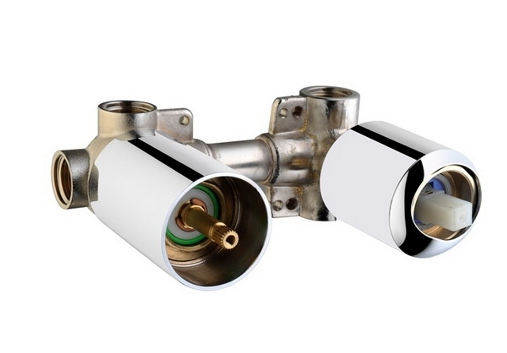 Встраиваемая часть смесителя Vitra Pure с дивертером на 3 потребителя A40685EXP