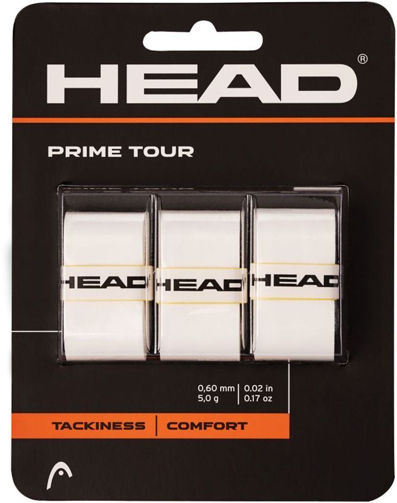 Теннисные намотки Head Prime Tour 3P - white