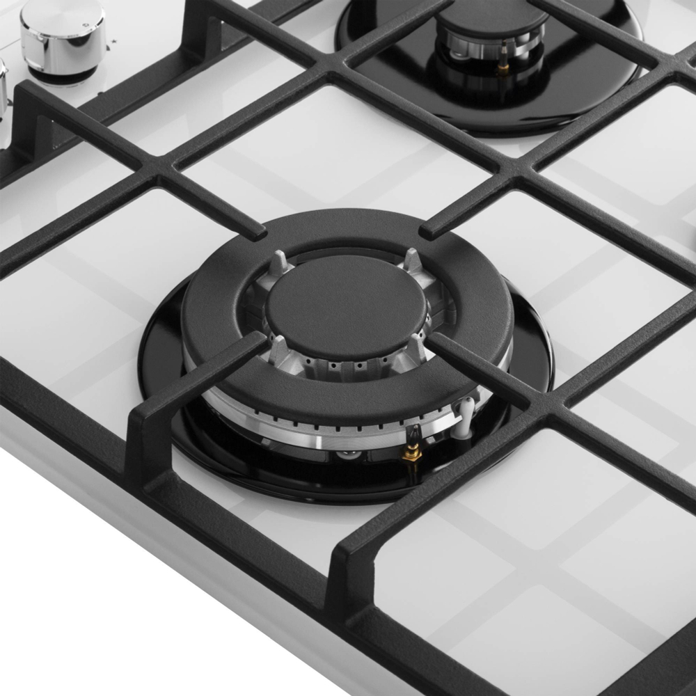 Газовая варочная панель Meferi MGH453WH GLASS POWER фото 10