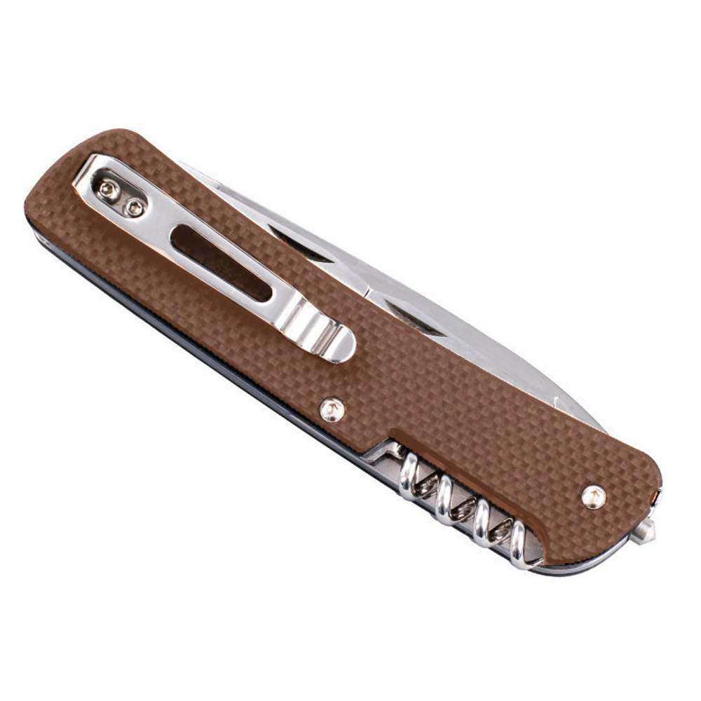 Нож Ruike L41-N, 22 функции, коричневый