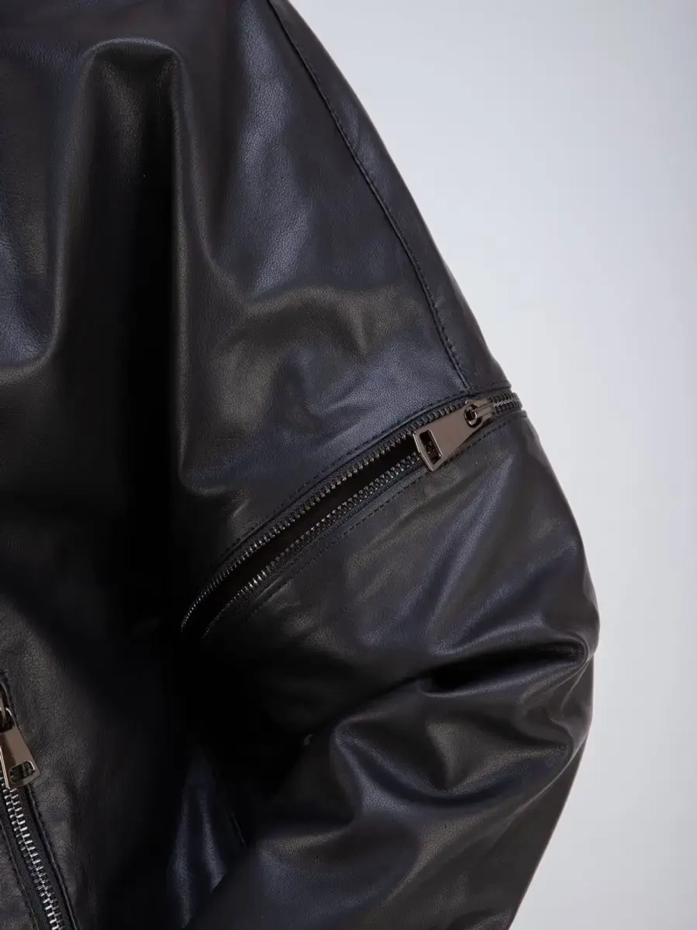 Куртка женская из натуральной кожи оверсайз Турция