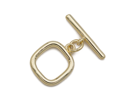 Тогл квадратный для украшений 13,5мм (уценка)