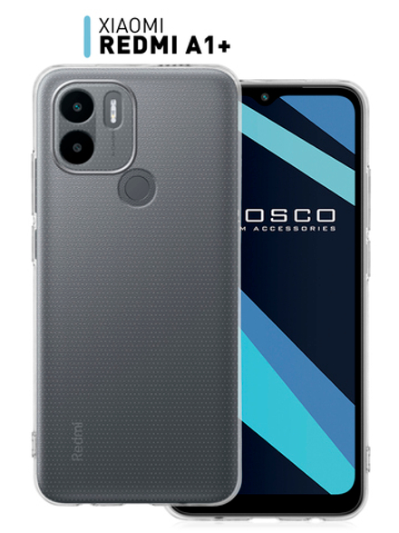 Чехол ROSCO для Xiaomi Redmi A1+ оптом (арт. XM-RA1+-TPU-01-TRANSPARENT)