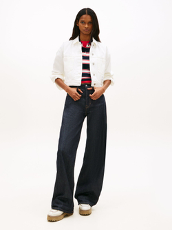 Куртка джинсовая женская TOMMY JEANS OVSZ CROP TRCKR JCKT