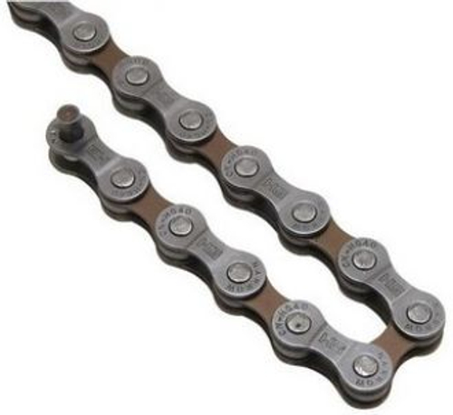 Цепь ALIVIO/ACERA/ALTUS/TOURNEY ECNHG40114I 2-2048 6-8ск. 114зв. ампульный пин в комплекте, инд. уп. SHIMANO