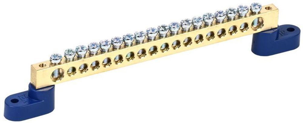 Шина нулевая ШНИ-8х12-18-У2-С на двух угловых изол. IEK YNN10-812-18C2-K07 Шина нулевая ШНИ-8х12-18-У2-С на двух угловых изол. IEK YNN10-812-18C2-K07