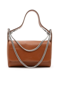 SHOULDER BAG INFINITY BUBBLES - brown