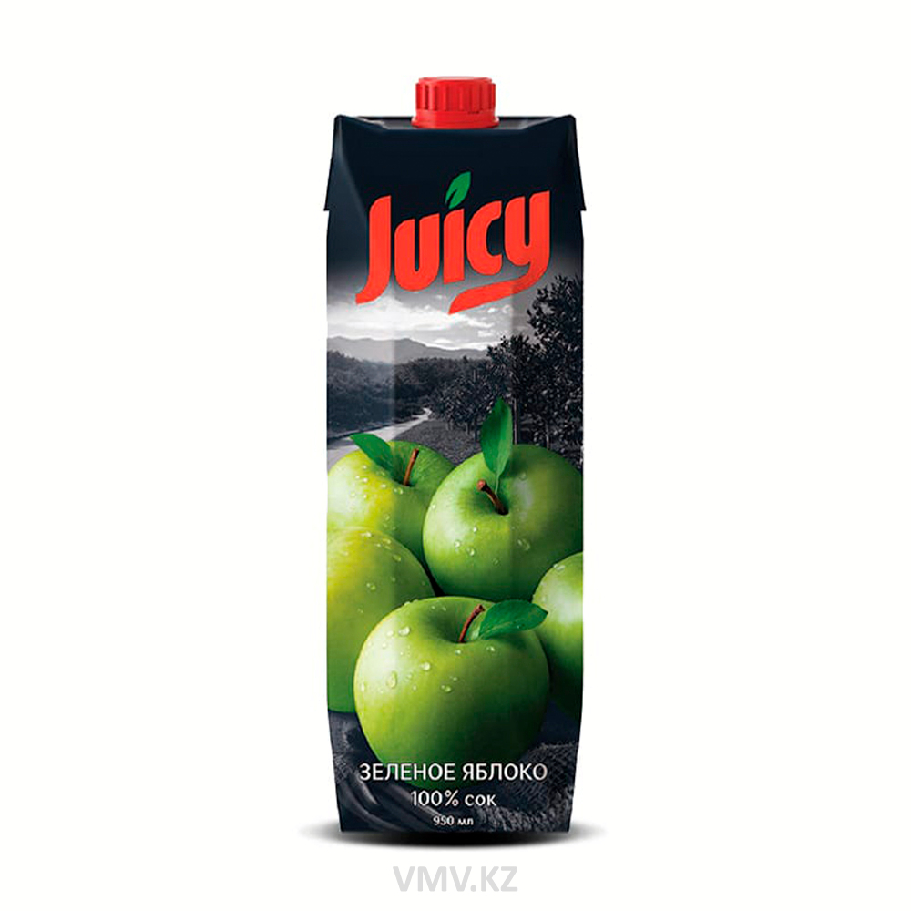 Сок Juicy Зеленое Яблоко, 0,95 л.