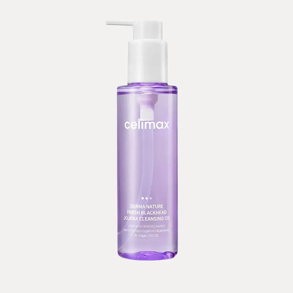 CELIMAX Гидрофильное масло жожоба для работы с черными точками Derma Nature Fresh Blackhead Jojoba Cleansing Oil (150 мл)