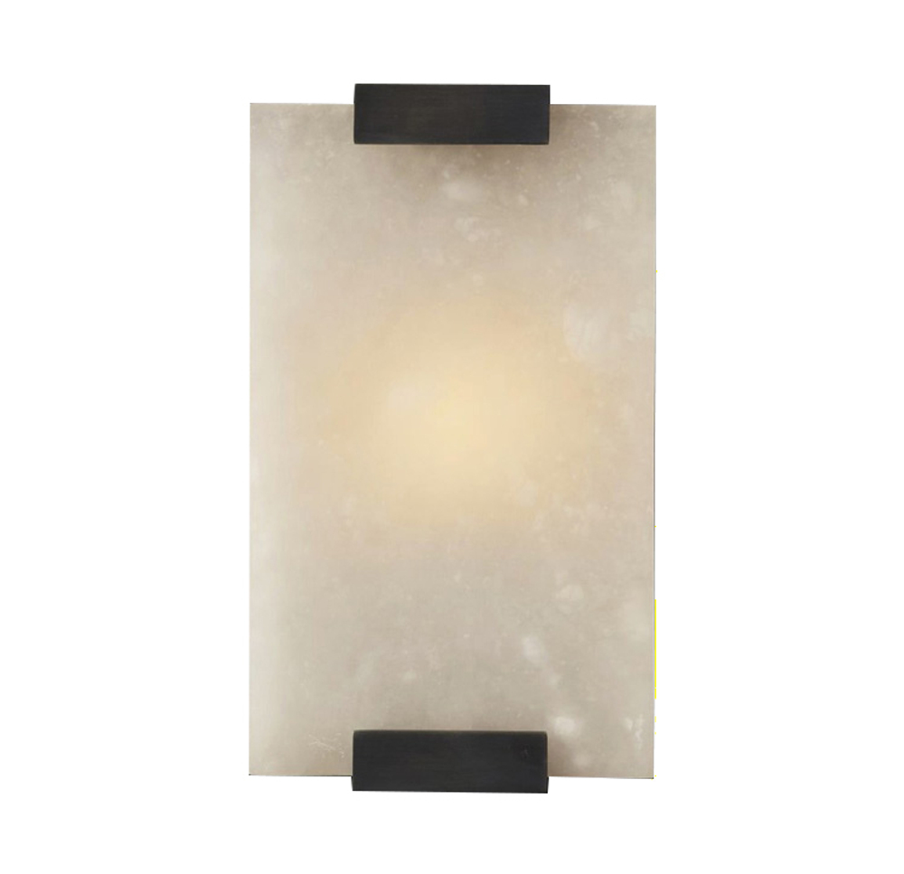 Wall design lamp Flagstone Fat  (Black)