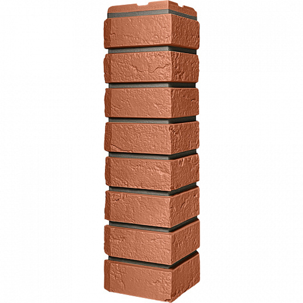 Наружный угол Кирпич Баварский, терракотовый Fineber (Файнбир)