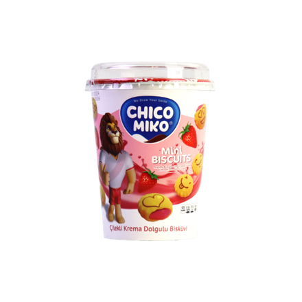 Chico Miko mini biscuits в стаканчике с шоколадом 125г