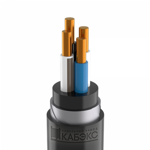 Кабель медный силовой бронированный ВБШвнг(А)-LS 4х1,5-0,66 (ож) ГОСТ