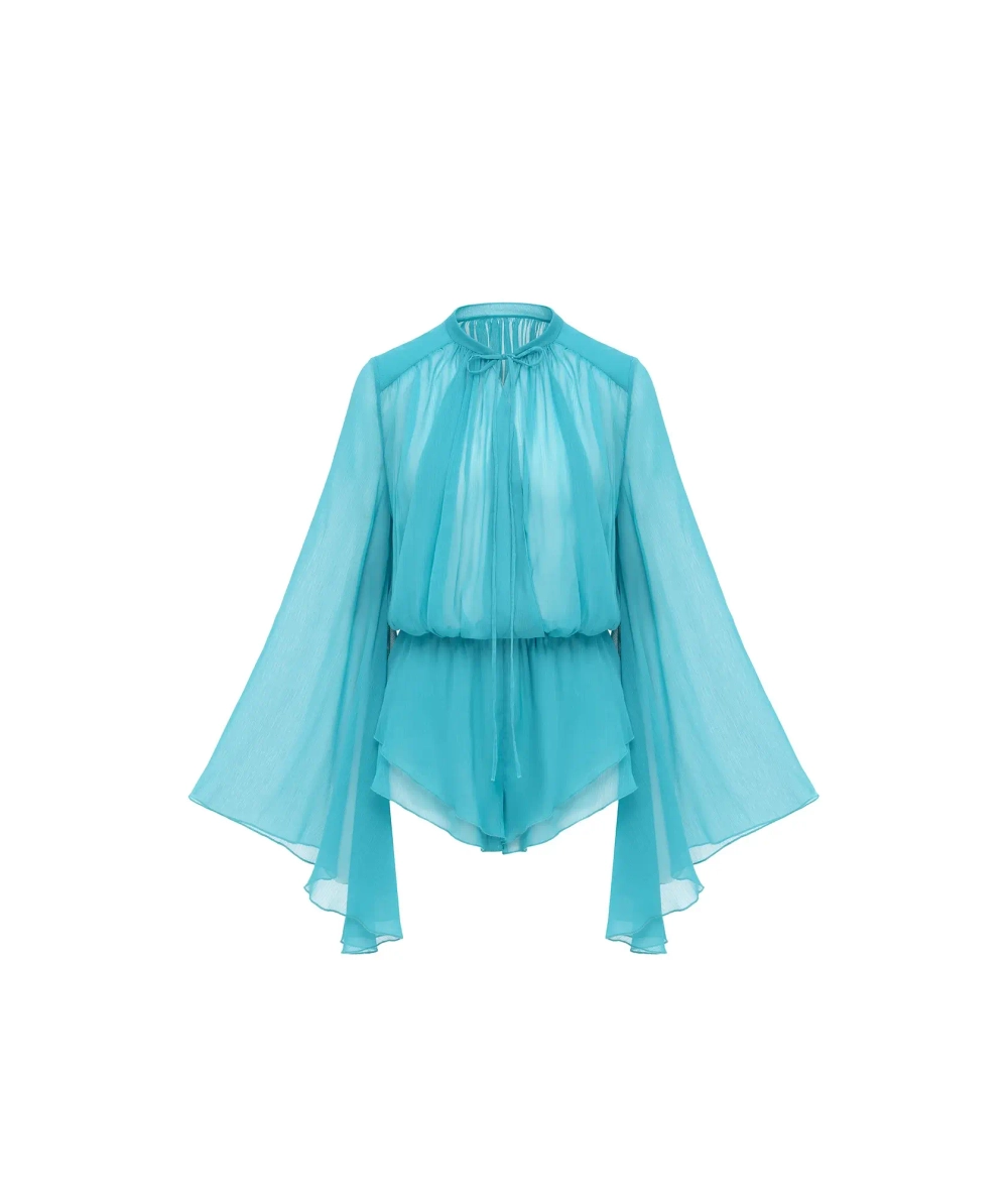 Комбинезон бирюзовый