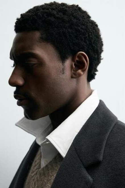 ZARA ПАЛЬТО REGULAR FIT ИЗ ШЕРСТИ, ЗЕЛЕНЫЙ