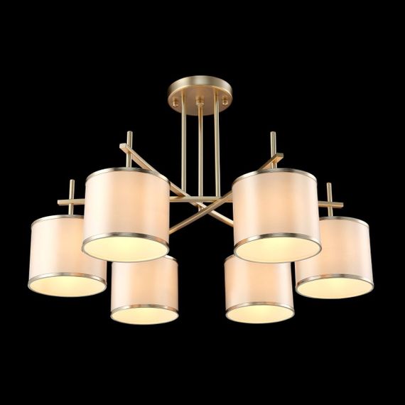 Потолочная люстра Crystal Lux Sergio PL6 Gold