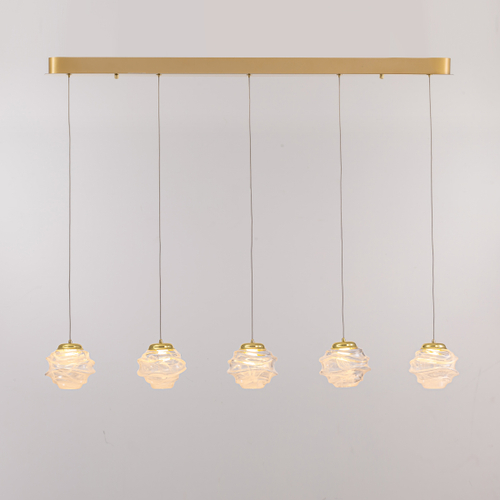 Подвесной светильник MD25030003-5B gold/clear