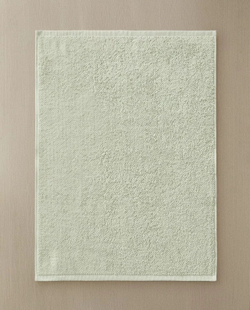 Zara Home - Гладкий нескользящий коврик для ванной, зеленый, 50x70 см