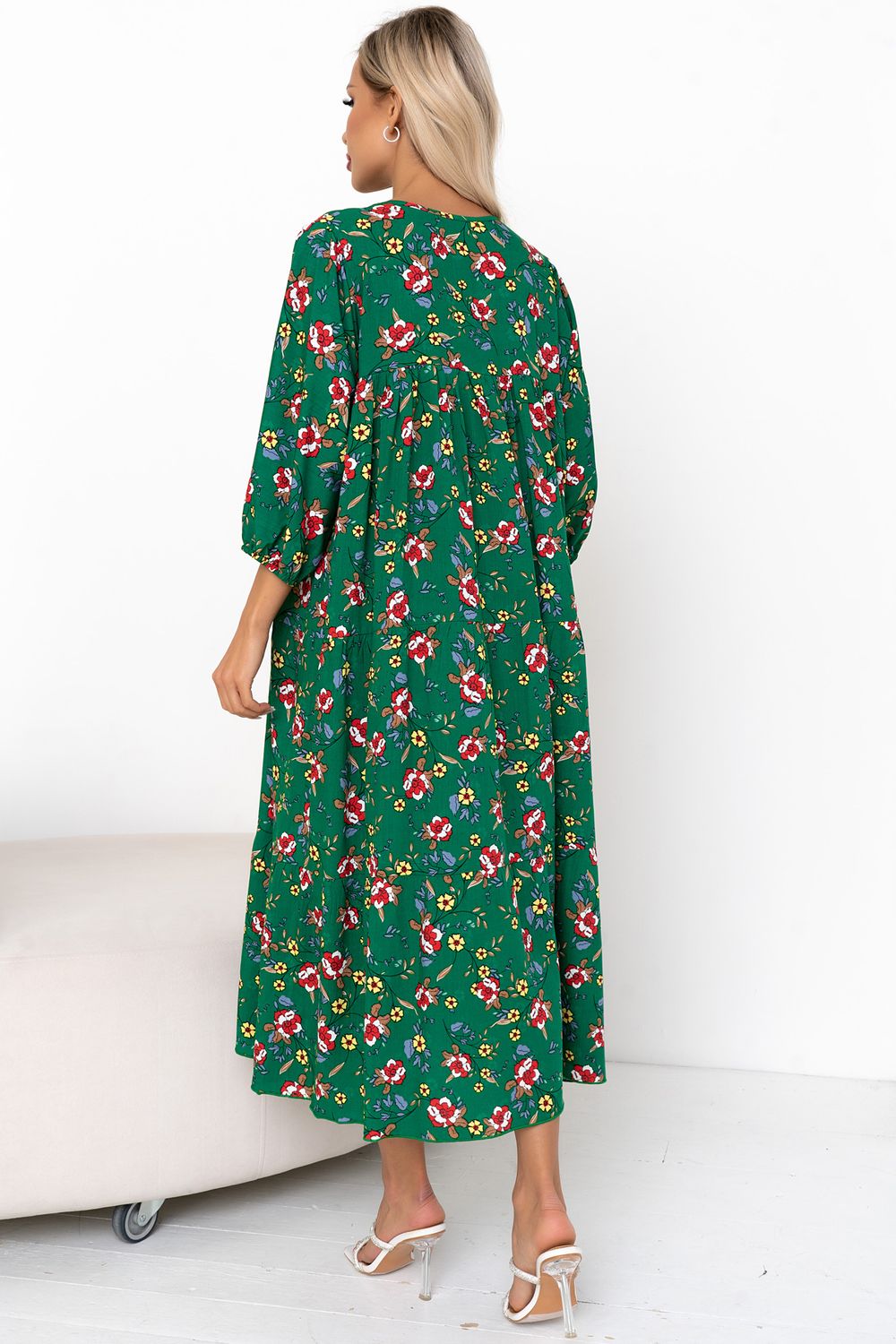 Платье Серенада (зеленый)-54р-р Р11-1044/20 Nikol