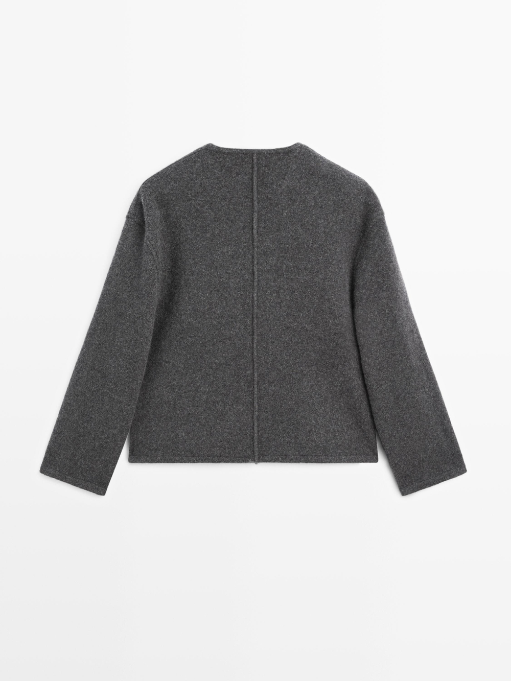 Massimo Dutti Кардиган с пуговицами, серый