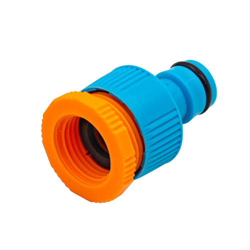 64-2-009 Штуцер для шланга пластиковый, внутренняя резьба, 1/2"-3/4"