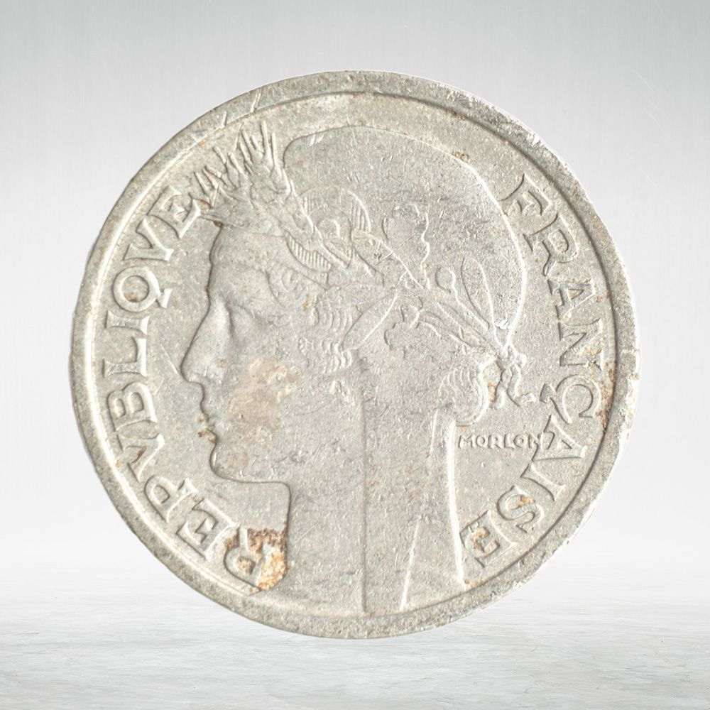 France, 2 Francs 1950 - Light Type, VF