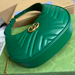 Gucci GG Marmont Half-Moon-Shaped Bag