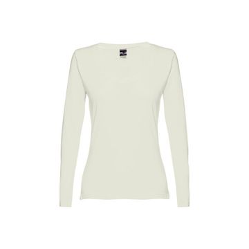 THC BUCHAREST WOMEN. Женская футболка с длинными рукавами и поясом из хлопка