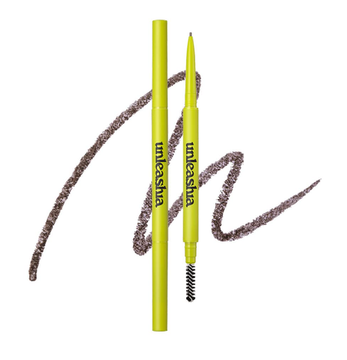 Unleashia Карандаш + фиксатор для бровей № 2 - Shaper Defining Eyebrow Pencil № 2 Kraft Brown