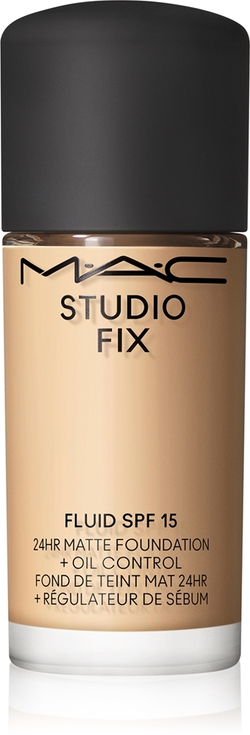 MAC Cosmetics Mini Studio Fix Fluid SPF 15 24HR Matte Foundation + Oil Control - Матирующая тональная основа SPF 15, 15 ml