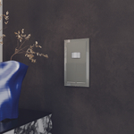 Рамка стеклянная VOLTUM S70 на 2 поста, (титан, стекло)