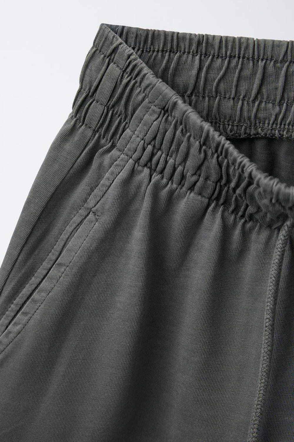 ZARA ШОРТЫ-БЕРМУДЫ, СЕРЫЙ