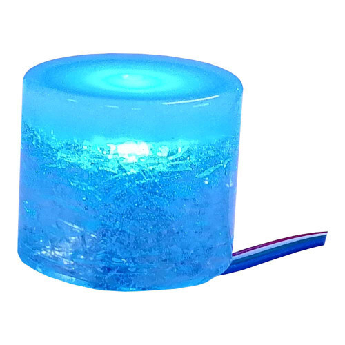 Светодиодная круглая брусчатка 5*5 синий