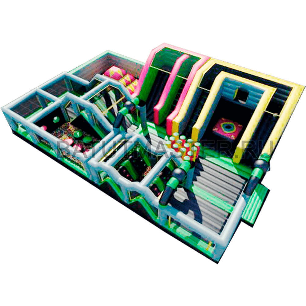 Надувной парк "Штаб  радости и приключений"