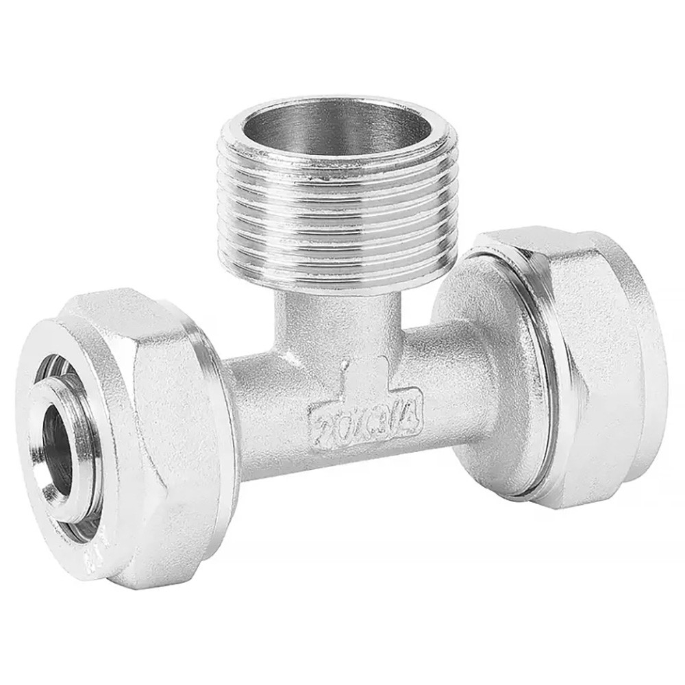 Тройник VIEIR цанговый T20х1/2"НРх20 (100/5) MPTM203