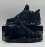 Кроссовки Nike Air Jordan 4 Black Cat #A354 (черн.)