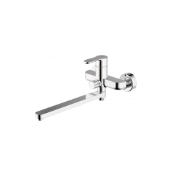 Смеситель для ванны c длинным изливом Bravat Stream