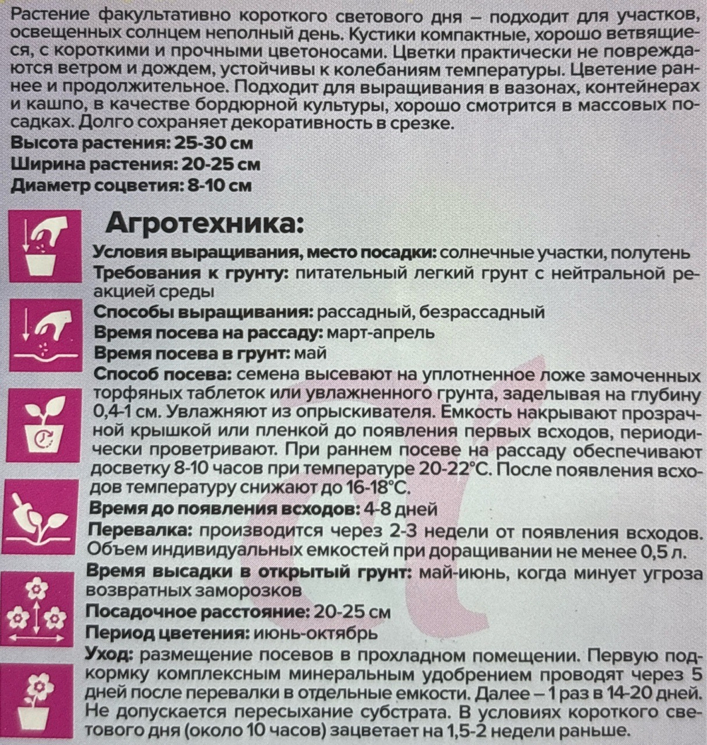 Бархатцы Тайшан Золотые 5 шт Низкорослые гиганты СМЦ-451