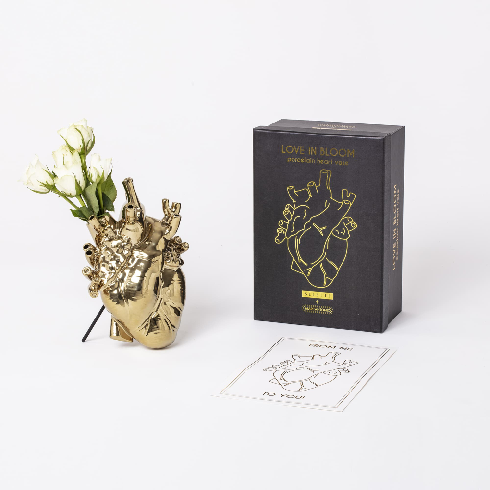 Ваза Love in Bloom Gold