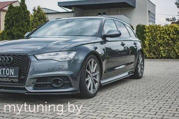 Сплиттеры накладок на пороги для AUDI A6 C7 S-line / S6 C7 (14-17)