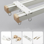 Карниз для штор, алюминиевый, потолочный и настенный монтаж